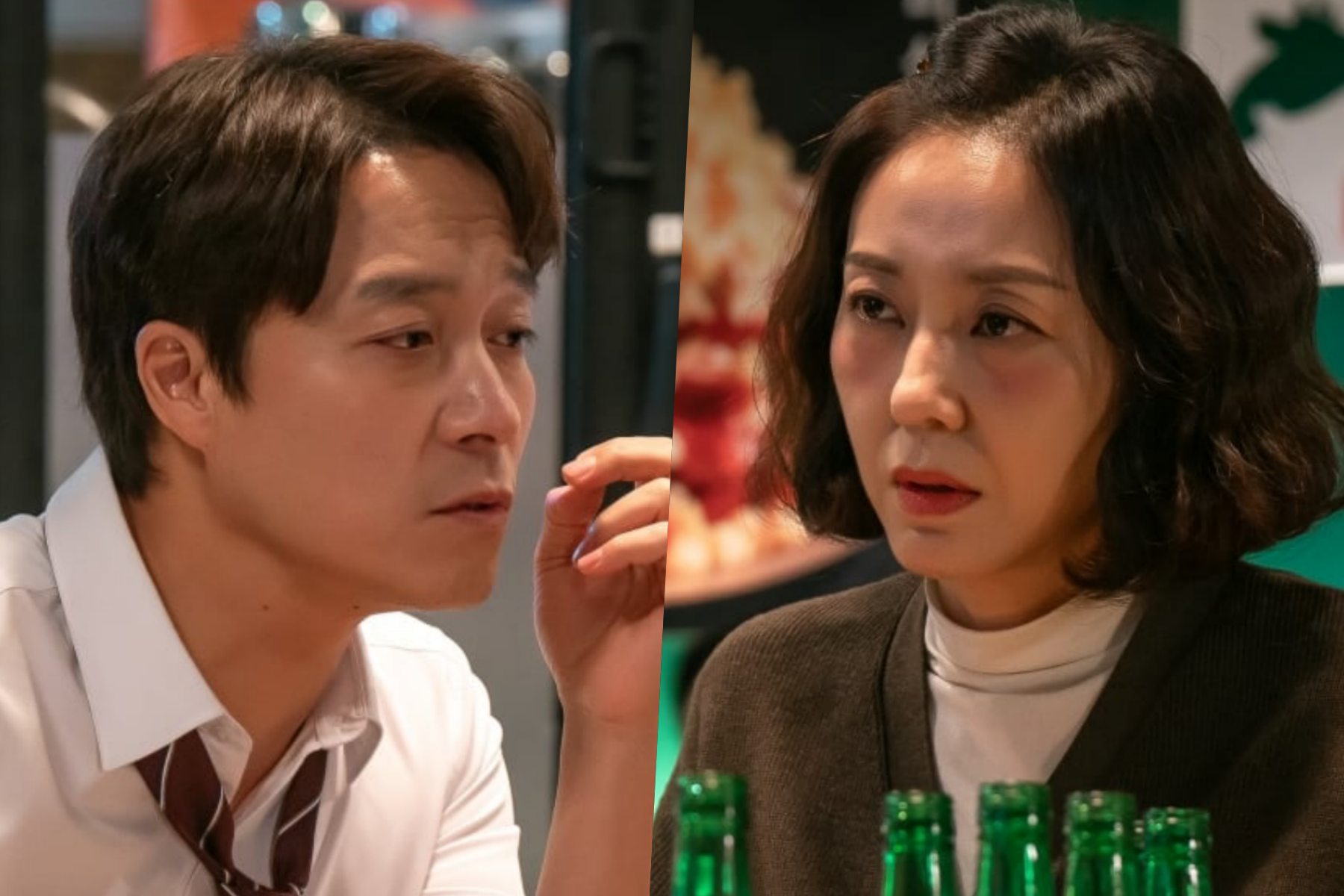 Choi Dae Chul e Jo Mi Ryung lidam com a dor de seus cônjuges traidores em “Recipe For Love” Choi Dae Chul e Jo Mi Ryung lidam com a dor de seus cônjuges traidores em “Recipe For Love”
