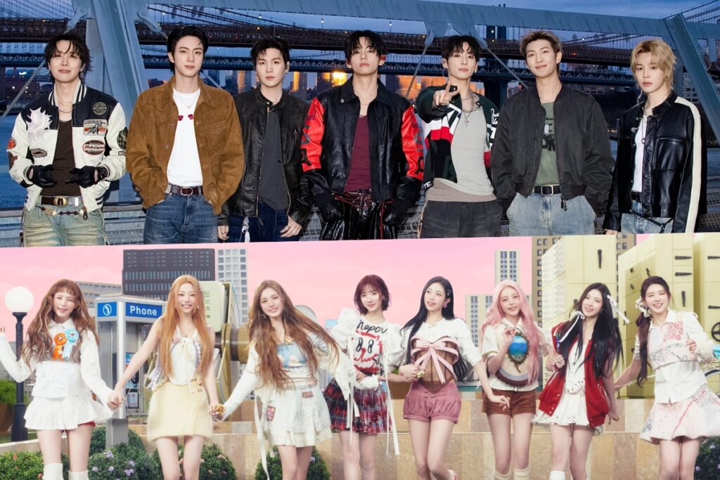 BTS ganha coroa quíntupla nas paradas semanais do Circle + Hearts2Hearts no topo da parada de streaming