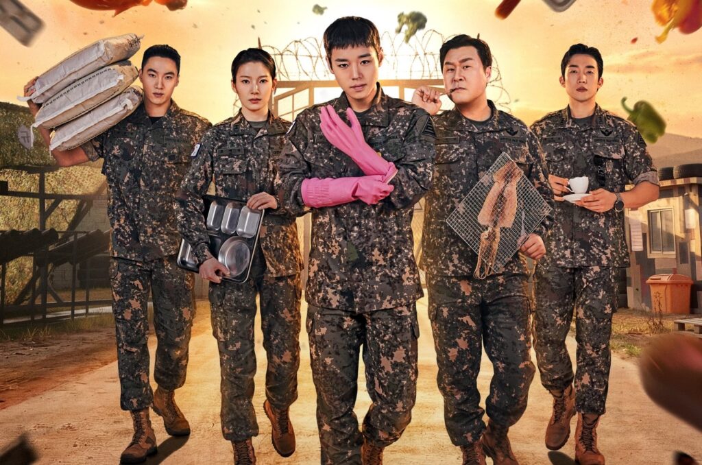 Park Ji-hoon está armado para a guerra em The Legend of Kitchen Soldier Park Ji-hoon está armado para a guerra em The Legend of Kitchen Soldier